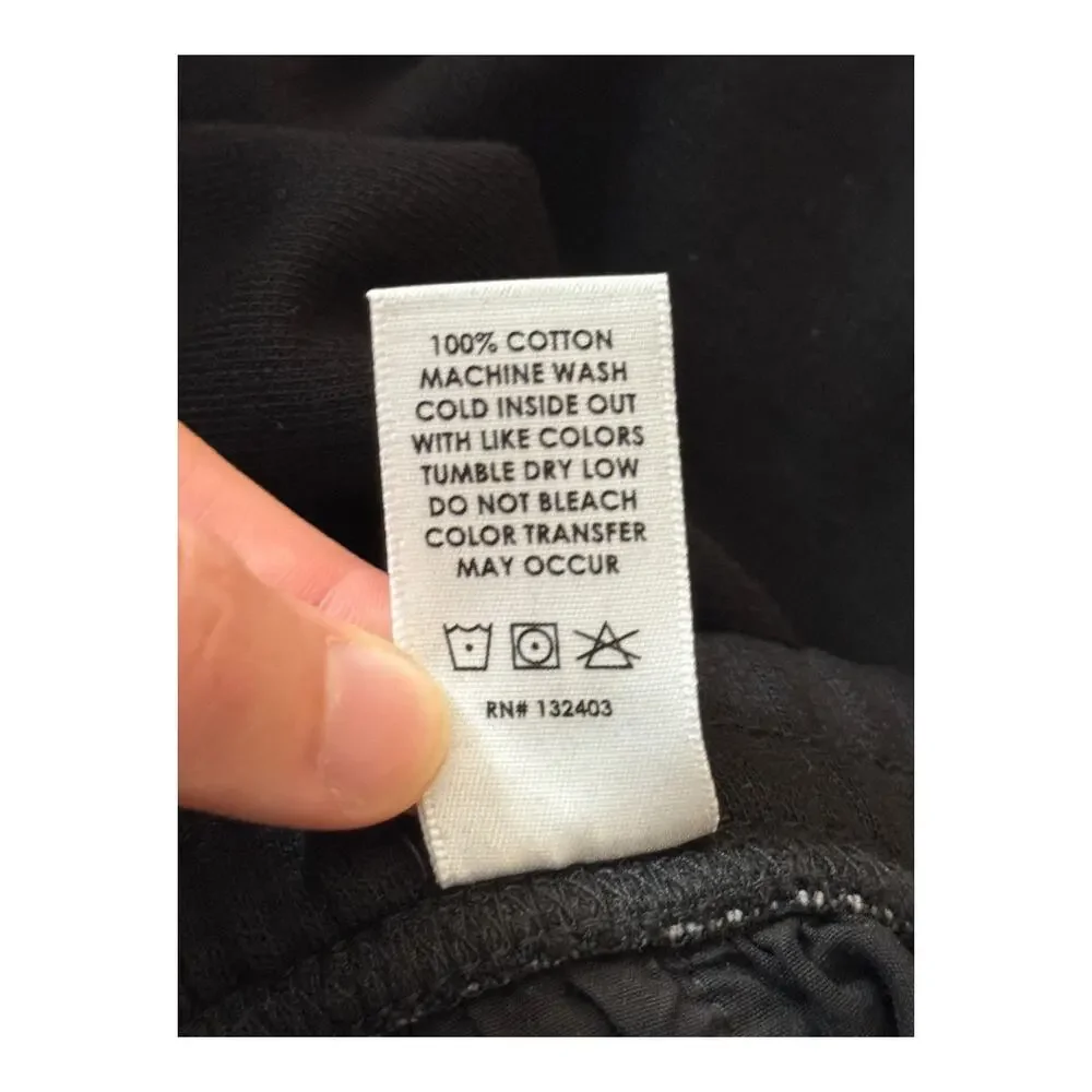Cotton Citizen Milan zip hem jogger pants black size Small S - Picture 8 of 8